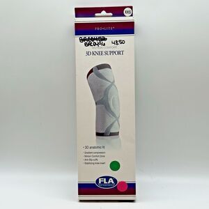 FLA Orthopedics ProLite Motion Comfort 3D Knee Support White XX Small Anti Slip
